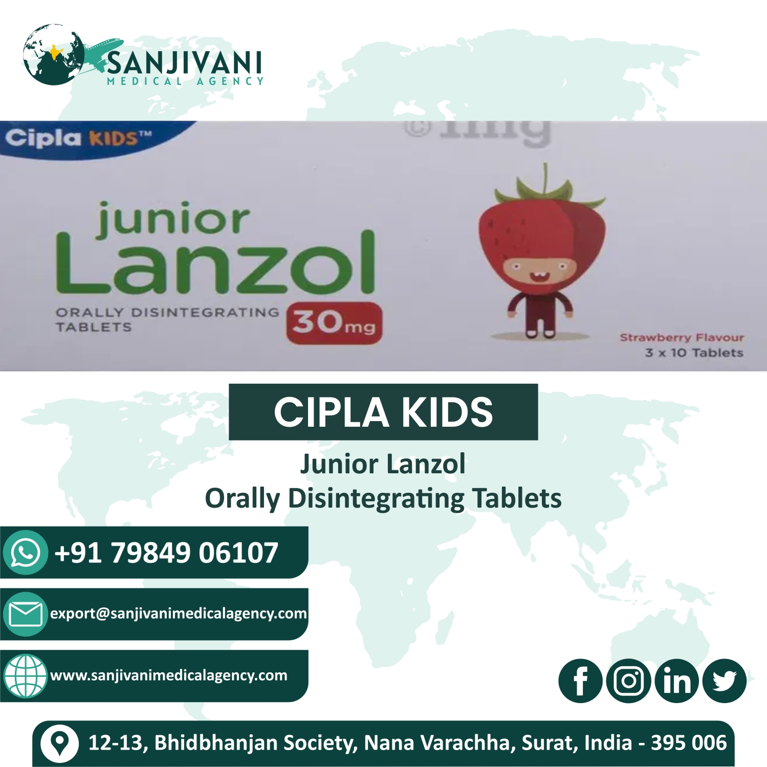 Junior Lanzol 30mg Tablet DT Junior Lanzol 30mg Tablet DT