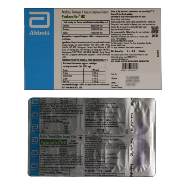 Pankreoflat HD Tablet Gluten Free