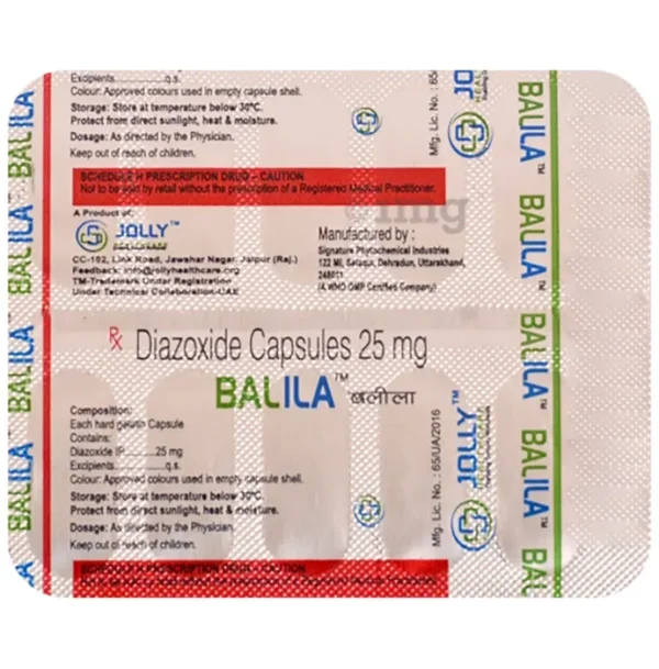 Balila 25mg Capsule