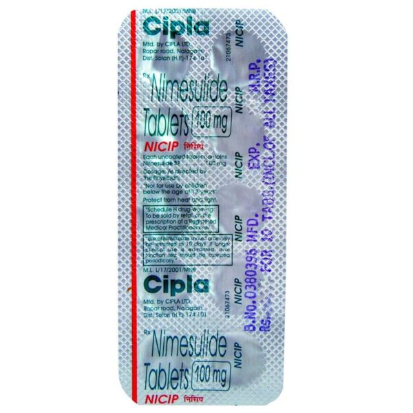 Nicip 100mg Tablet