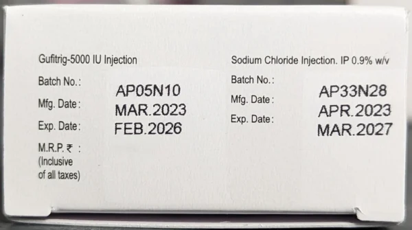 Gufitrig 5000IU Injection
