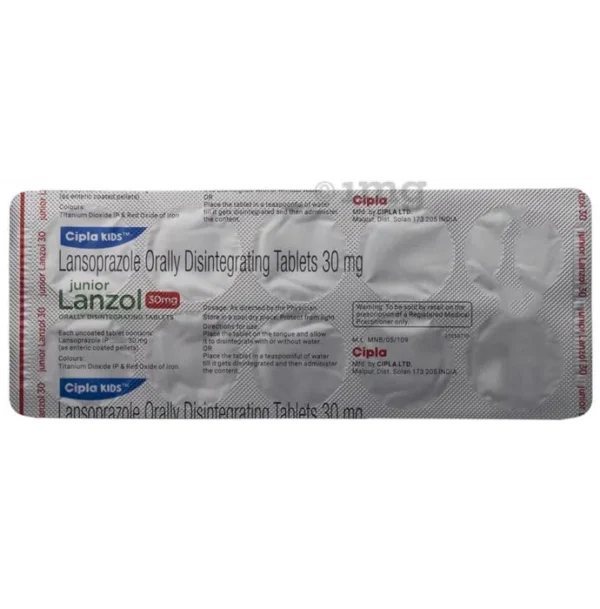 Junior Lanzol 30mg Tablet DT