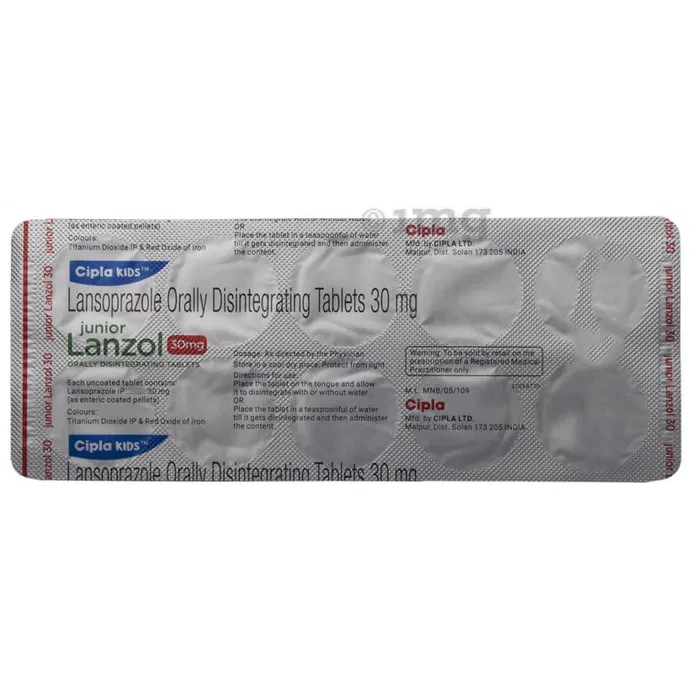 Junior Lanzol 30mg Tablet DT Junior Lanzol 30mg Tablet DT