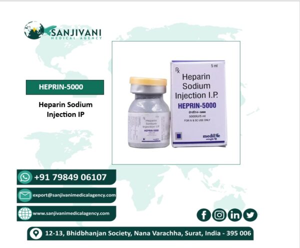 Heparen 5000IU Injection (Heparin 5000IU)
