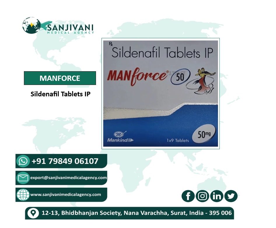 Manforce 50/100mg (Sildenafil) Tablet Manforce 50/100mg (Sildenafil) Tablet