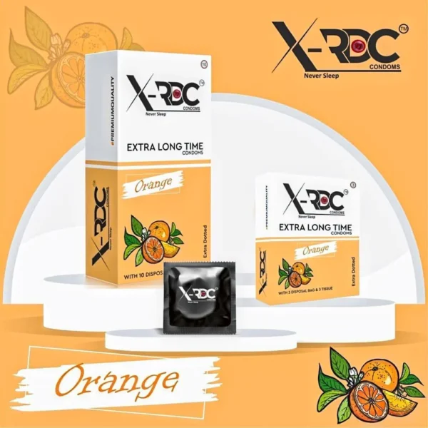 X-RDC CONDOMS ORANGE