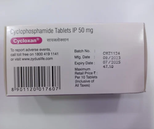 cycloxan-2-500x500 Cycloxan (Cyclophosphamide 50mg) tablet